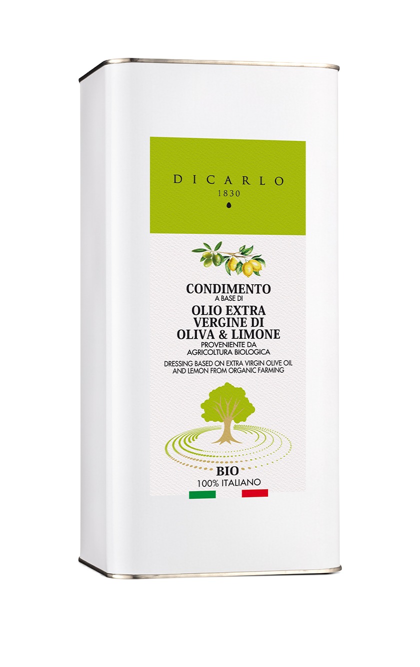 Olio Extra Vergine di Oliva, Aromi e Limoni Freschi 5lt